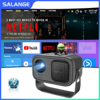 Salange P28A Mini Projector Outdoor Wifi Sync Android IOS Home Theater Cinema LED 3D Video Portable Projector for 1080P 4K Movie