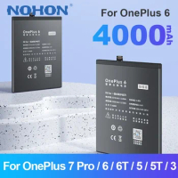 Nohon Battery for Oneplus 6 Mobile Phone Bateria for Oneplus6 BLP657 Oneplus 8 7 9 Pro 9RT 8T 7T 6T 5 5T Replacement Batteries