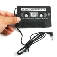 Newest Car Cassette Tape Adapter Cassette Mp3 Player Converter MP3 AUX Cable CD Player 3.5mm Jack Plug