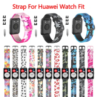 For Huawei Watch Fit Band Silicone Smart Watch Wrist Band With Mounting Accessories Bracelet For Huawei Watch Fit Strap Correa