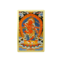 【十相自在】銅箔隨身護身卡(作明佛母/咕嚕咕咧佛母)