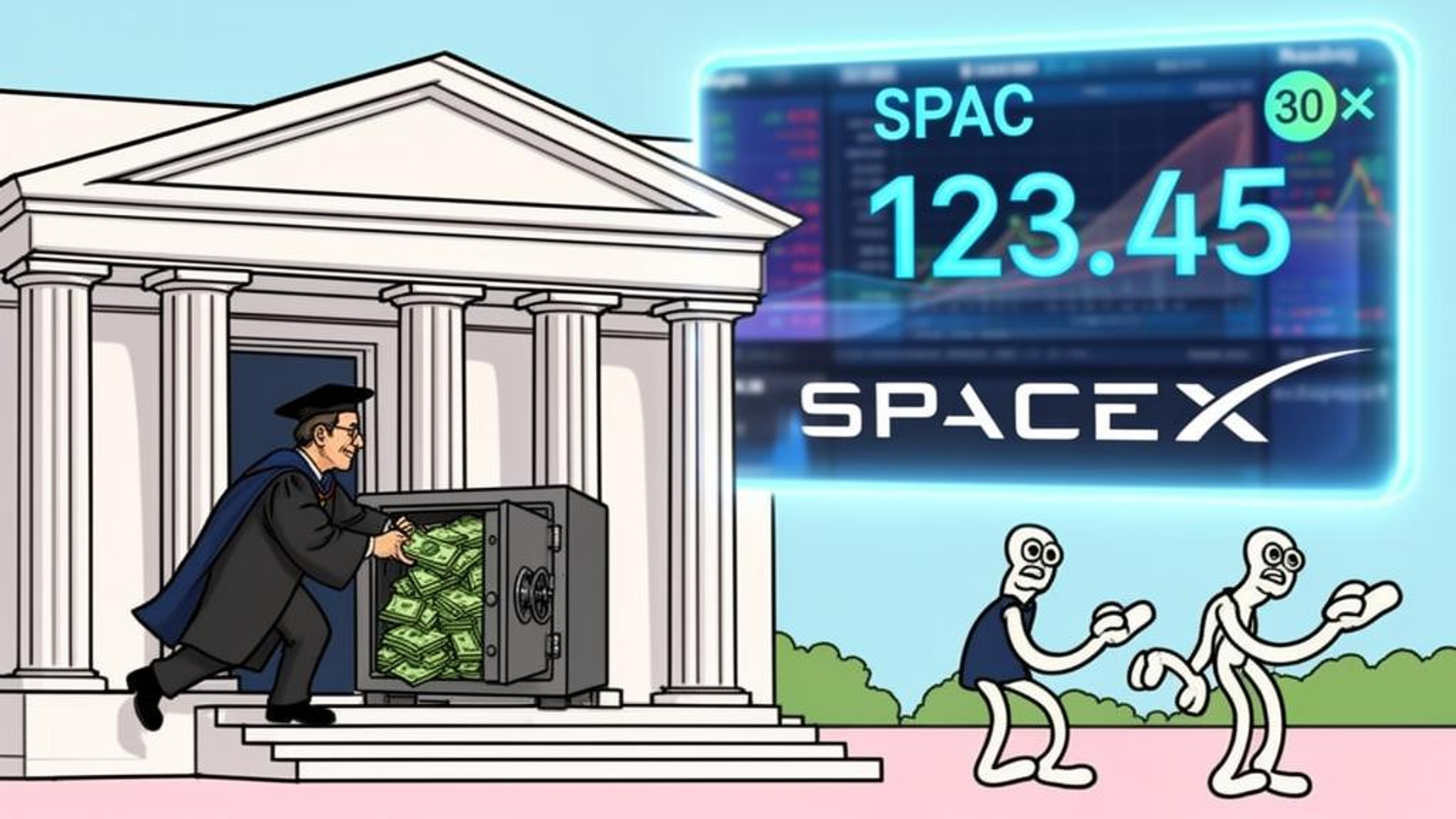 SpaceX】米国大学基金、非上場投資で数千億円の利益へ 上場により元本