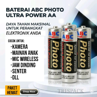 Baterai ABC AA A2 1.5 Volt ORIGINAL Awet Tahan Lama Untuk Remot Mic wireles Kamera Flash Senter Jam 