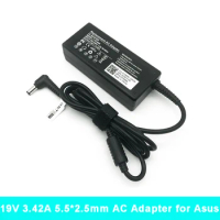 65W 19V 3.42A 5.5*2.5mm AC Laptop Power Adapter Charger for Asus X401A X550C A450C Y481 X501LA X551C V85 A52F X555 / TOSHIBA