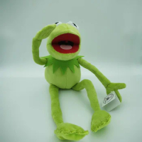 Free Shipping NEW 45cm Cartoon The Muppets Kermit Frog Plush Toys Soft Boy Doll For Children Birthday Gifts