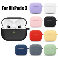 Soft Silicone Cases Cover For AirPods 3 Case Wireless Bluetooth Earphones Protective for airpods 3nd cover headphone accessories
