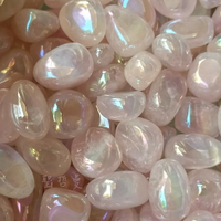 A級天使水光粉晶滾石 Angel Aura Rose Quartz ~夢幻的煉金術水晶 水光水晶