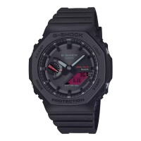 CASIO Jam Tangan Pria Casio G-Shock GA-B2100BBR-1AJF Black and Bold Red Series Digital Analog Dial B