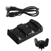 PS3 Controller Charger Station, Charging Dock for Sony Playstation 3 Original Wireless Dual Controller and Move Controller