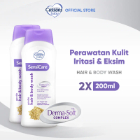 Cussons Baby Sensicare Gentle Hair & Body Wash - 200ml X2