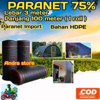 Paranet 75% Lebar 3 meter panjang 100 meter ( 1roll )