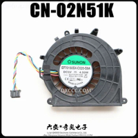 CN-02N51K Micro Desktop Fan For DELL Optiplex 3020 3020m 9020 9020m 3040 Micro Desktop System Cooling Fan