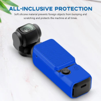 Silicone Case Handheld Camera Protector Anti-Fall Protective Sleeve Waterproof for DJI Osmo Pocket 3 Gimbal Camera