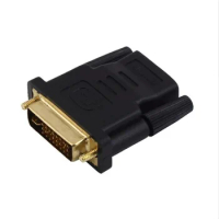 DVI Male to HDMI Female adapter Gold-Plated NEW M-F Converter For HDTV LCD New Arrival