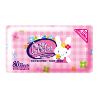 康乃馨 寶寶潔膚濕巾補充包(兔子) 80片x12包/箱
