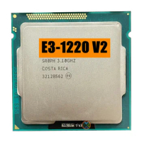 XEON E3-1220V2 3.10GHZ Quad-Core 8MB SmartCache E3-1220 V2 DDR3 1600MHz E3 1220 V2 FCLGA1155 TPD 69W