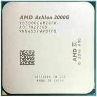 AMD Athlon 3000G 2C/4T 3.50GHz CPU Prozessor iGPU Vega Graphics 3 Sockel AM4, Free Shipping