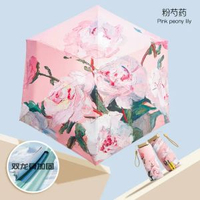 太陽傘|防曬防紫外線女學生高顏值膠囊超輕迷你小巧便攜口袋|折疊傘（平行進口）