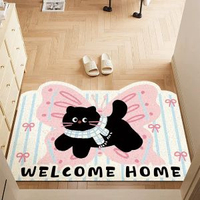 卡通入戶門地墊門口進門腳墊可裁剪絲圈耐髒進戶門墊高階防滑地毯