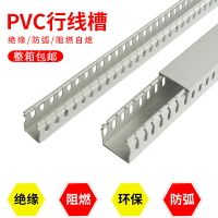線槽 PVC塑料開口U型阻燃工業走線槽配電箱配電櫃控制箱卡線槽行線封口『XY30972』