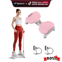 Mesin Pusing Pinggang Merach Toned Abs Pinggang Twister Boleh Berdiri dengan Kaki Berjauhan Berganda