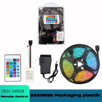 Lampu Led Strip Rgb 5M 2835(12V/Dc)Warna Warni Komplit Set Adaptor Terlaris