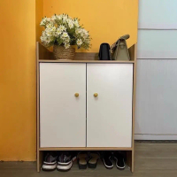 Tủ giày 60x80 cánh trắng chất liệu gỗ MDF