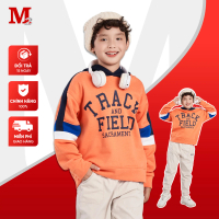 Áo Hoodie Nỉ Có Mũ Cho Bé Trai Bé Gái M2, Phối Track And Field, Thu Đông – DFM0398