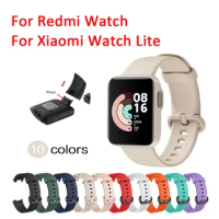 Silicone Strap For Xiaomi Mi Watch Lite Global Version Smart Watch Replacement Sport Bracelet Wristband for Redmi Watch Strap