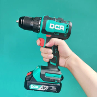 DCA-2055T13 Cordless Electric Drill Driver 60nm Brushless Lithium Electric Drill Rechargeable Battery Cordless Electric