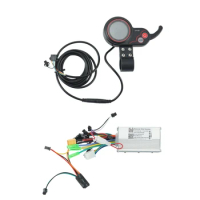 36V 48V 250W 350W Electric Scooter Bicycles Motor Controller Intelligent Brushless Motor Controller+Instrument Display