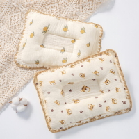 云片枕嬰兒枕頭新生寶寶0到1歲夏季吸汗透氣枕巾防吐奶護頭定型枕