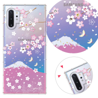 YOURS 三星 Galaxy Note10+ 6.8吋 奧地利彩鑽防摔手機殼-櫻飛雪