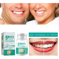 Teeth Whitening Powder Remove Plaque Stains Toothpaste Deep Cleaning Fresh Breath Oral Hygiene Denta