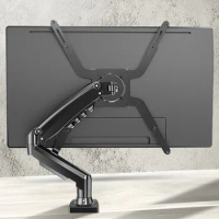 17-27 Inch LCD Display Bracket Adjustable Computer TV Base Desktop Swivel Metal Stand Learn Office Games Tool PC Retaining Clip