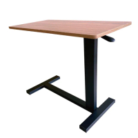 【感恩使者】升降餐桌-氣壓式-低底座 附輪可移動 ZHCN2213(輪椅專用桌 床邊桌 電腦桌 便利桌)