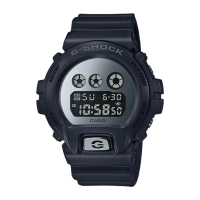 【CASIO 卡西歐】G-SHOCK 炫目電子男錶 樹脂錶帶 銀色鏡面錶盤 防水200米(DW-6900MMA-1D)