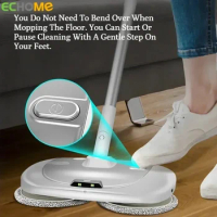 ECHOME Wireless Electric Mop Handheld Sprayer Floor Mop Cleaning Machine Household Vacuum Cleaner Mop Automatic Sweeping Machine
