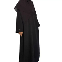 abaya hitam  Remaja arabian abaya wanita viral Gamis Lembut abaya Lebaran Muslim Dress Dewasa Maxi S