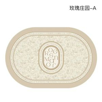 玫瑰莊園美式復古浴室地墊衛生間防滑廁所門洗手間啜水耐髒浴室櫃