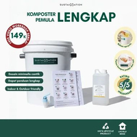 Sustaination Komposter Ember [25 Liter] white -