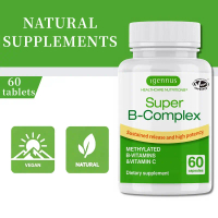 Methylated Vitamin B Complex with 5-MTHF Folate & Methyl B12 - Sustained Release,High Absorption,Cle