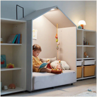 【iloom 怡倫家居】EDDI KIDS 親子故事屋 3段LED(小木屋 故事屋 小帳棚 小屋 兒童帳篷)