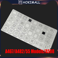 4Pcs Cetakan Universal IC Plat Amaoe BGA / Stencil Plat BGA Universal Amaoe A467 / A482 / A508 / 55M