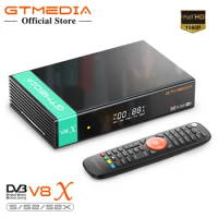 Original Gtmedia V8X satellite receiver DVB-S2X built in wifi H265 upgrade by gtmedia v8 nova v8 honor v9 prime v9 super v7s2x