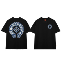 Áo thun CROSS PATTERN BLUE CIRCLE HOMES nam nữ cotton cao cấp