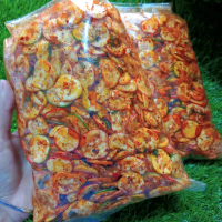 Seblak kering kerupuk warna pedas daun jeruk isi 500 gram Cemilan Snacks