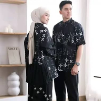 Tunik Couple • Batik Couple • Tunik Hitam • Setelan Tunik Couple • Tunik Jumbo • One set Batik Coupl