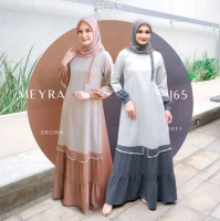 Stok Terbatas Kualitas Premium Gamis Dress Simple Seply Meyra 165