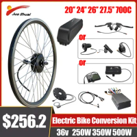 36V Electric Bike Conversion Kit with Battery 250W 350W 500W Powerful Hub Motor 20‘’ 24‘’ 26‘’ 700C Wheel Ebike Conversion Kit